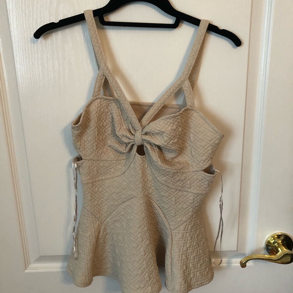 Free People Cutout Top